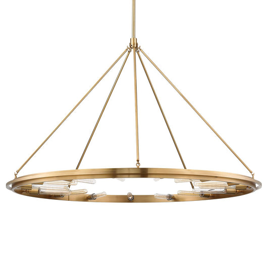 Chambers 15-Light Chandelier - Aged Brass by Hudson Valley Lighting