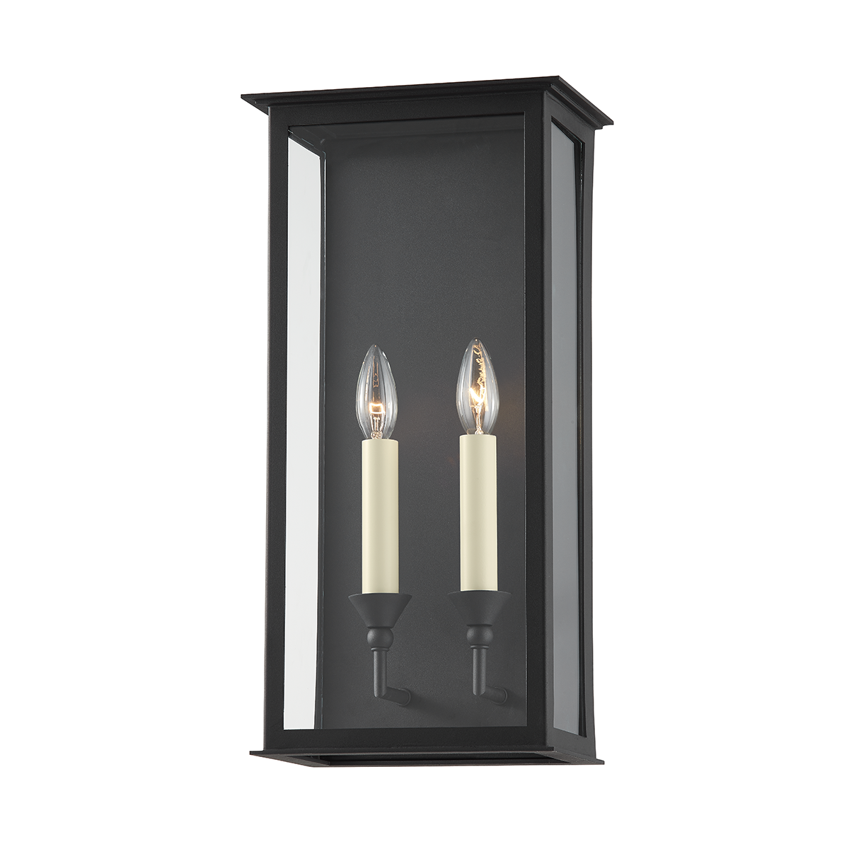 Chauncey Wall Sconce - 2-Light - Textured Black - Troy Lighting B6992-TBK