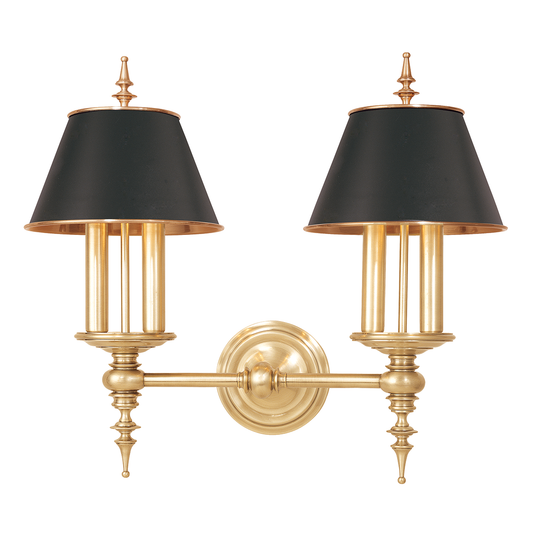 Cheshire Wall Sconce - 4-Light - Aged Brass by Hudson Valley Lighting