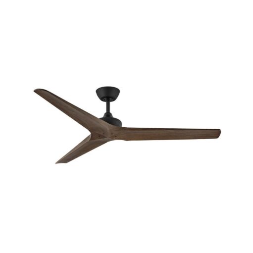 Chisel 60" Smart Fan - Matte Black - Walnut Blades by Hinkley Lighting