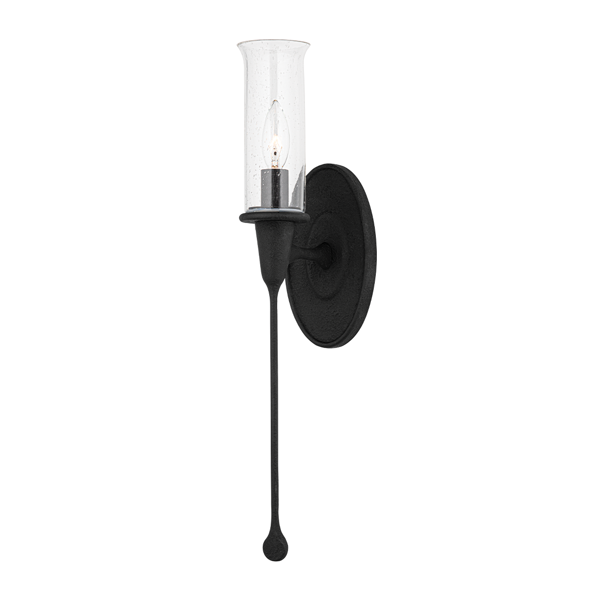 Chisel Wall Sconce - 1-Light - Black Iron by Hudson Valley Lighting