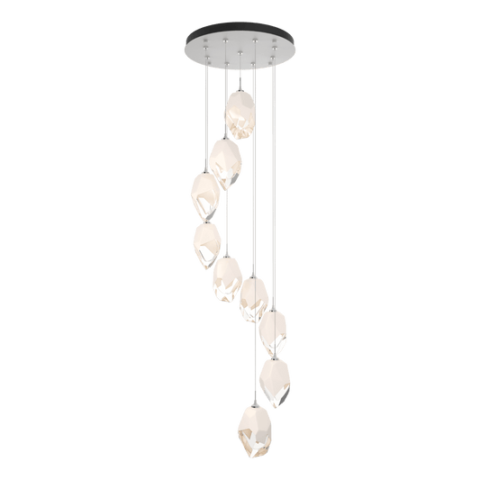 Chrysalis 9-Light Large Crystal Pendant - White - White Polished Crystal by Hubbardton Forge