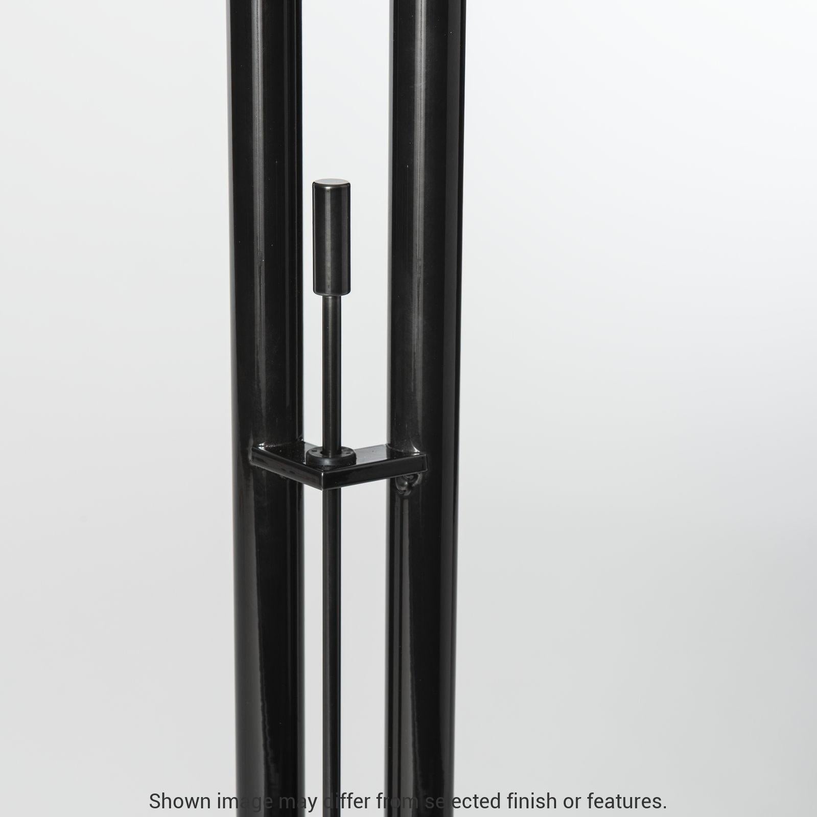 Chrysalis Torchiere - White - White Polished Crystal by Hubbardton Forge