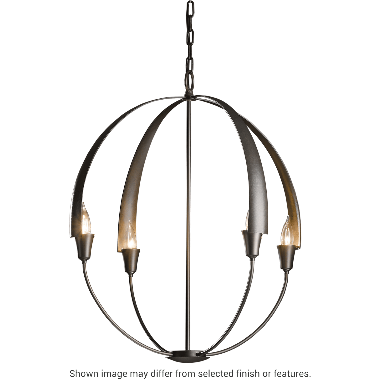 Cirque Large Chandelier - White by Hubbardton Forge