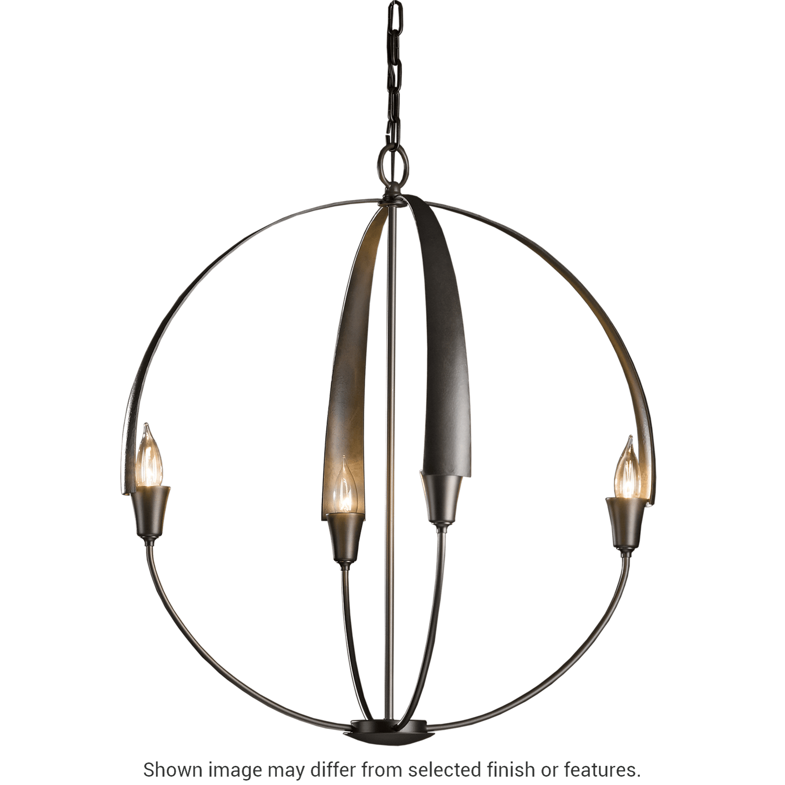 Cirque Large Chandelier - White by Hubbardton Forge