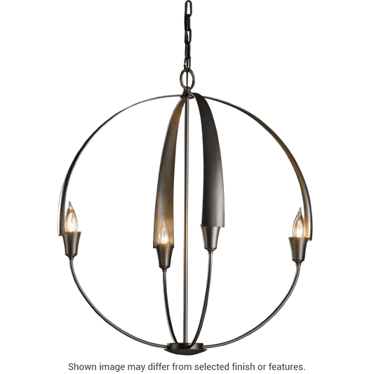 Cirque Large Chandelier - White by Hubbardton Forge