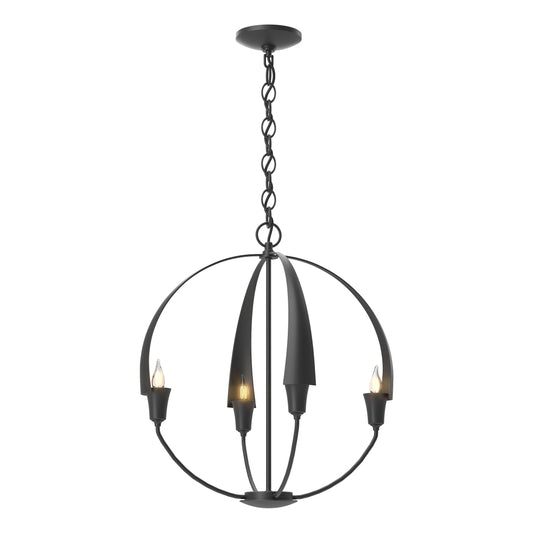 Cirque Small Chandelier - Black by Hubbardton Forge