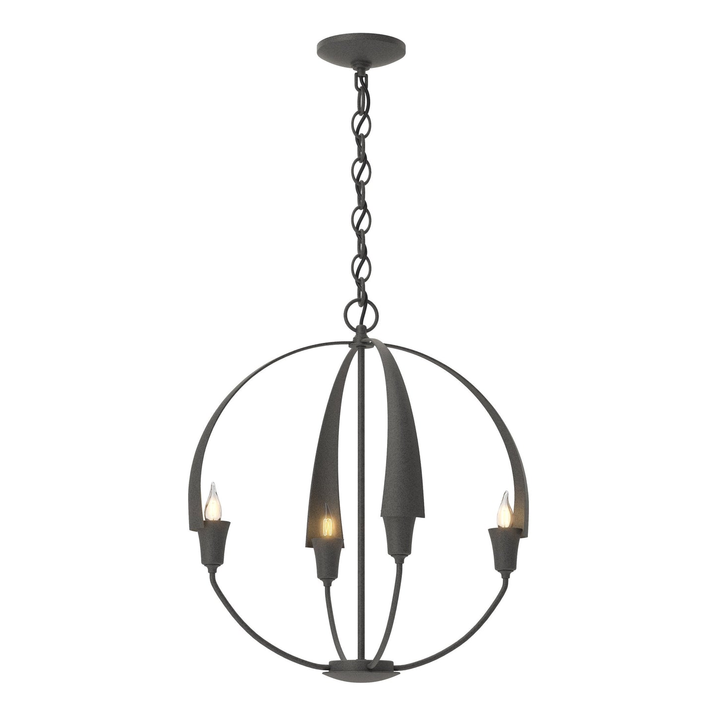 Cirque Small Chandelier - Natural Iron by Hubbardton Forge