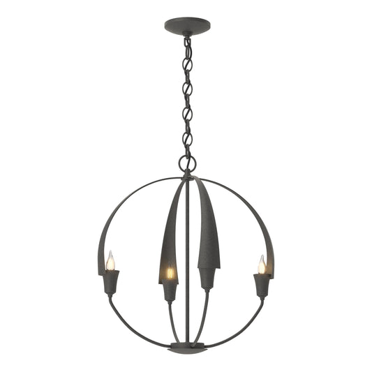 Cirque Small Chandelier - Natural Iron by Hubbardton Forge