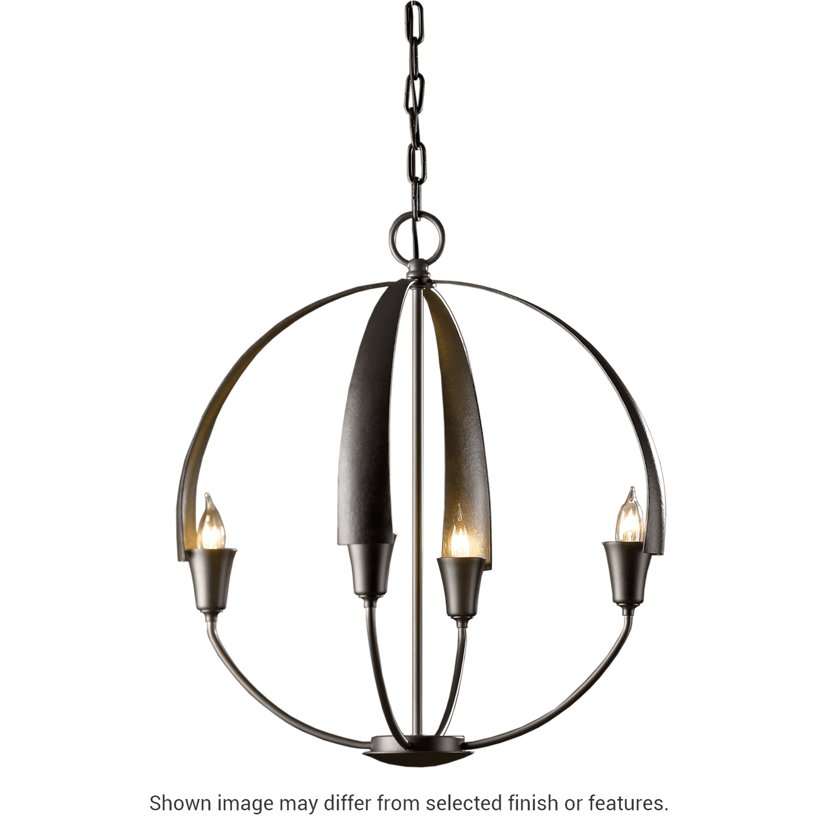 Cirque Small Chandelier - White by Hubbardton Forge