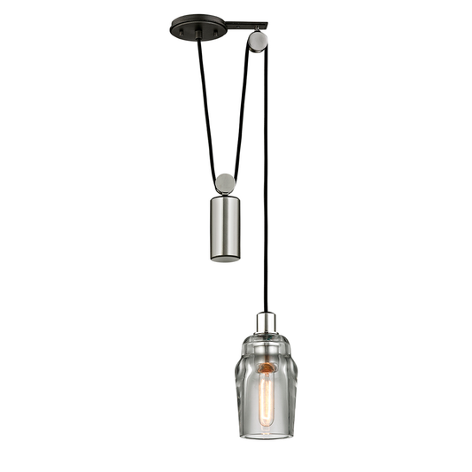 Citizen Pendant - 1-Light - Graphite/ Polished Nickel - Troy Lighting F5992-GRA/PN