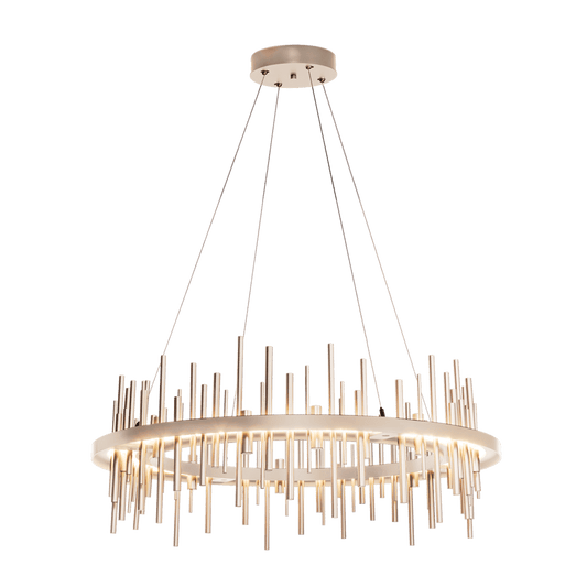 Cityscape Circular LED Pendant - Soft Gold - Soft Gold Accent by Hubbardton Forge