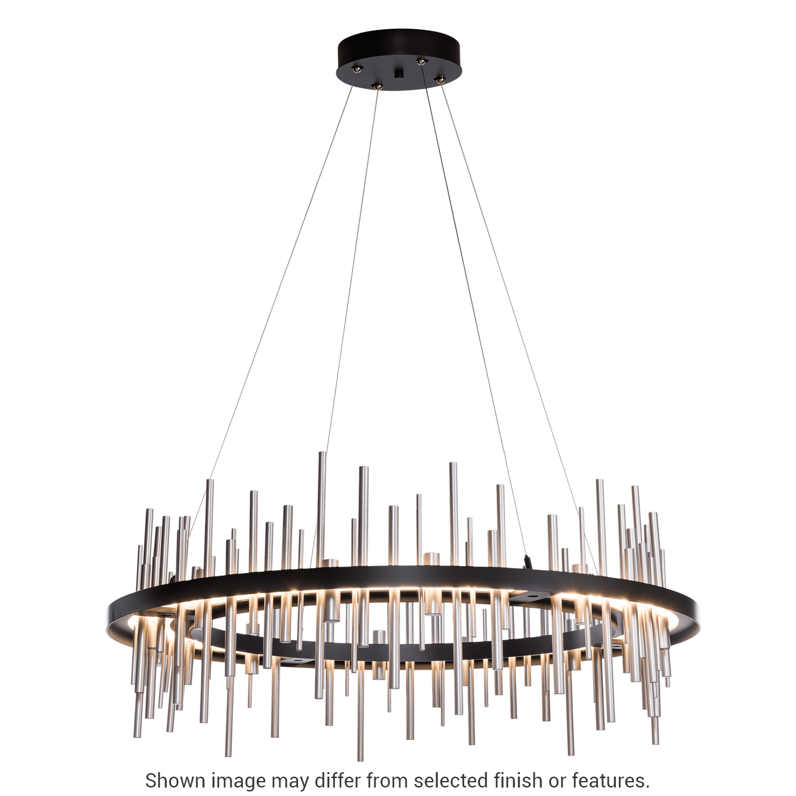Cityscape Circular LED Pendant - White - White Accent by Hubbardton Forge