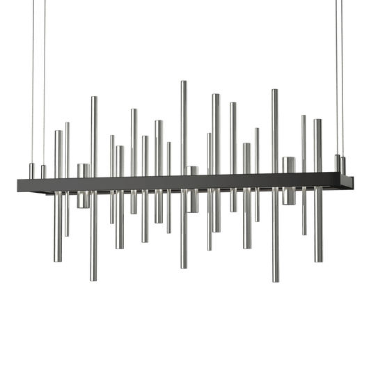 Cityscape LED Pendant - Black - Sterling Accent by Hubbardton Forge