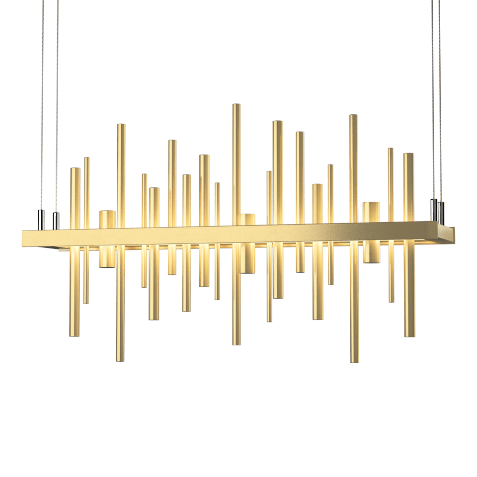 Cityscape LED Pendant - Modern Brass - Modern Brass Accent by Hubbardton Forge