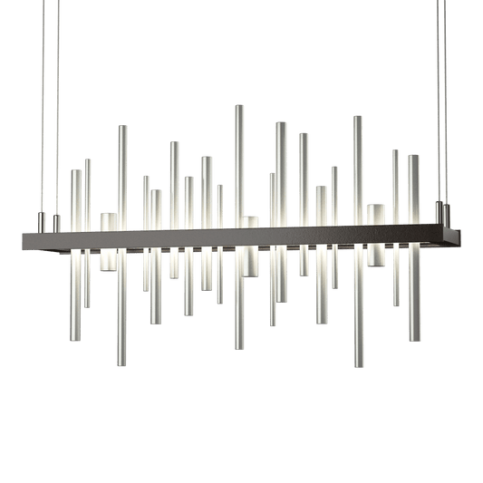 Cityscape LED Pendant - Oil Rubbed Bronze - Vintage Platinum Accent by Hubbardton Forge