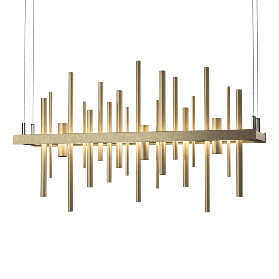 Cityscape LED Pendant - Soft Gold - Soft Gold Accent by Hubbardton Forge