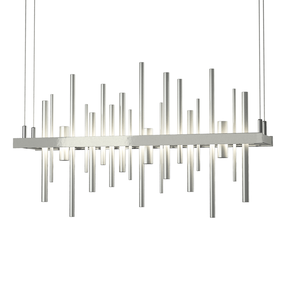 Cityscape LED Pendant - Sterling - Vintage Platinum Accent by Hubbardton Forge