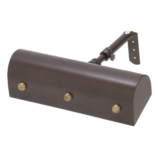 Classic Traditional Picture Light - TB8-MB/AB - Mahogany Bronze with Antique Brass Accents by House of Troy