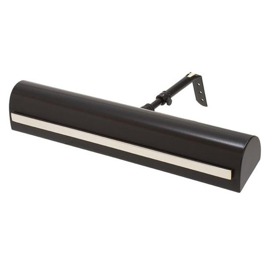 Classic Traditional Picture Light - TS14-BLK/PN - Black with Polished Nickel Accents by House of Troy