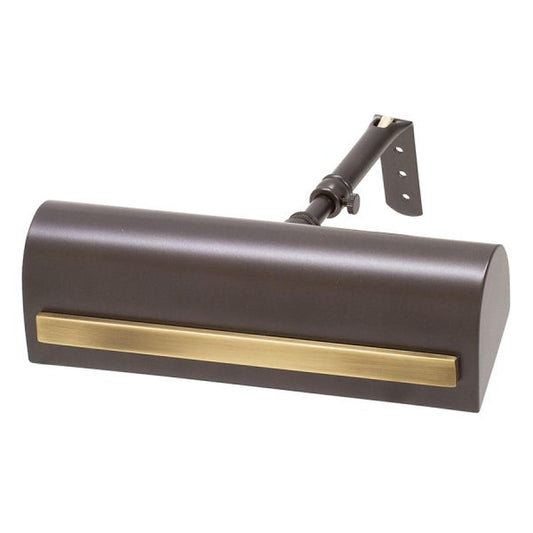 Classic Traditional Picture Light - TS8-MB/AB - Mahogany Bronze with Antique Brass Accents by House of Troy