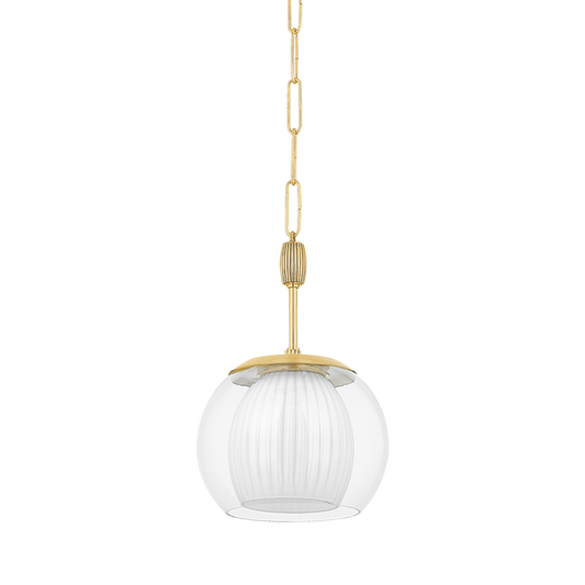 Clementon Pendant - Aged Brass by Hudson Valley Lighting