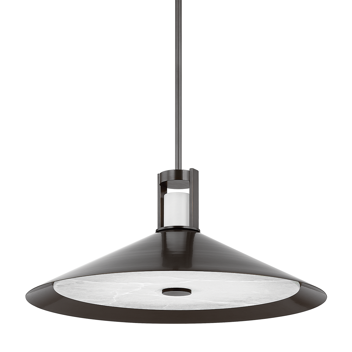 Clermont Large Pendant - Distressed Bronze by Hudson Valley Lighting