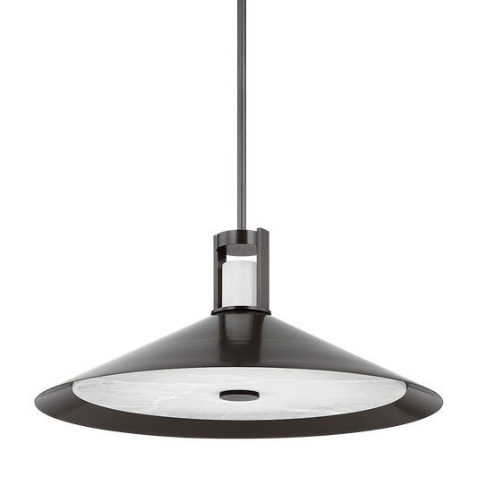 Clermont Large Pendant - Distressed Bronze by Hudson Valley Lighting