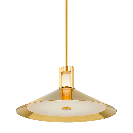 Clermont Pendant - Aged Brass by Hudson Valley Lighting