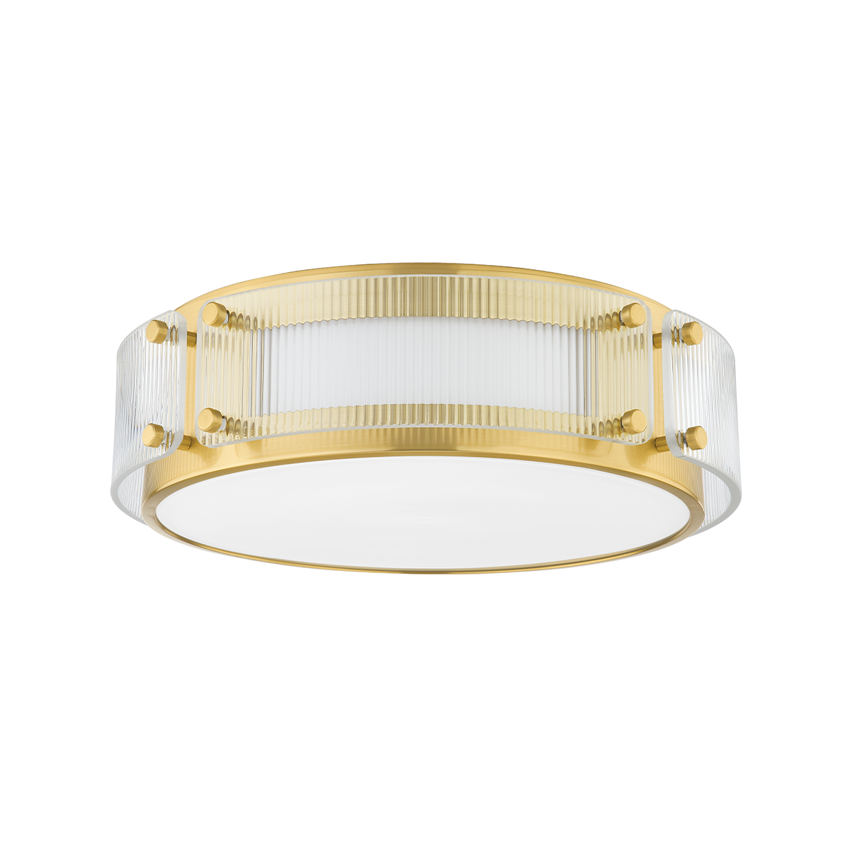 Clifford Flush Mount - Aged Brass by Hudson Valley Lighting