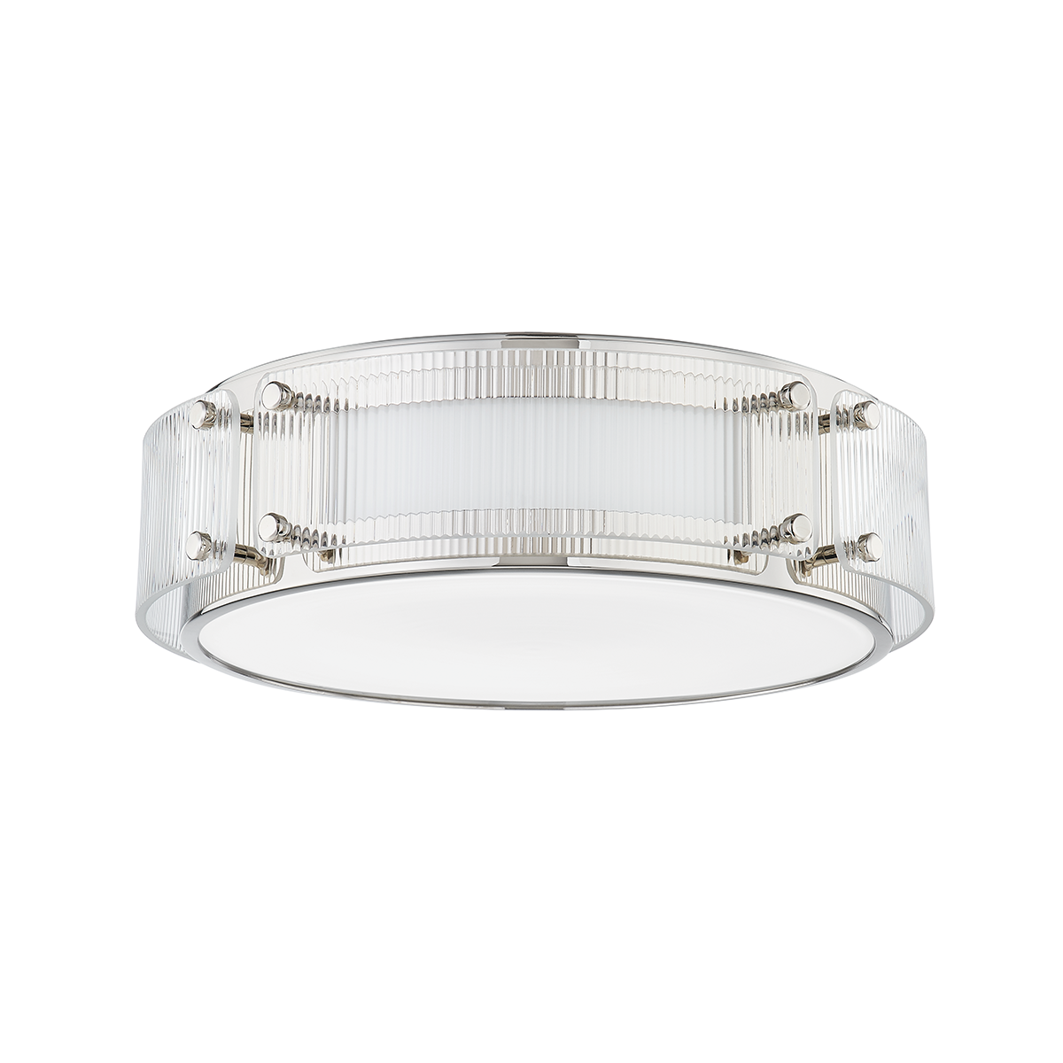 Clifford Flush Mount - Polished Nickel by Hudson Valley Lighting
