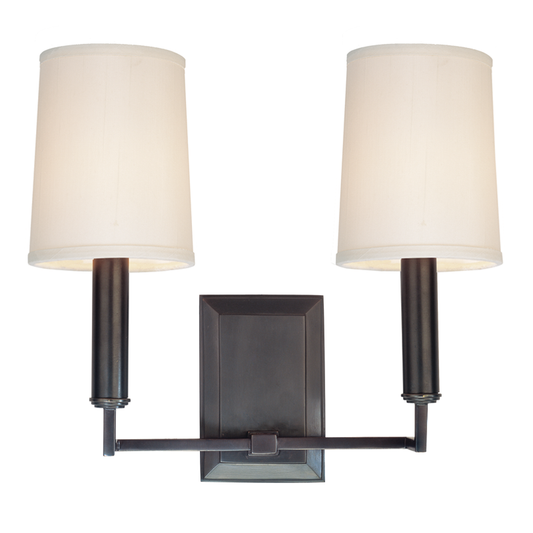 Clinton Wall Sconce - 2-Light - Old Bronze by Hudson Valley Lighting