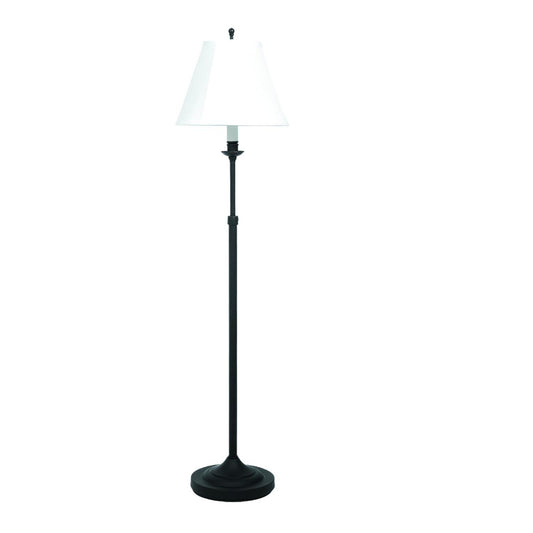 Club Adjustable Floor Lamp - CL201-BLK - Black by House of Troy