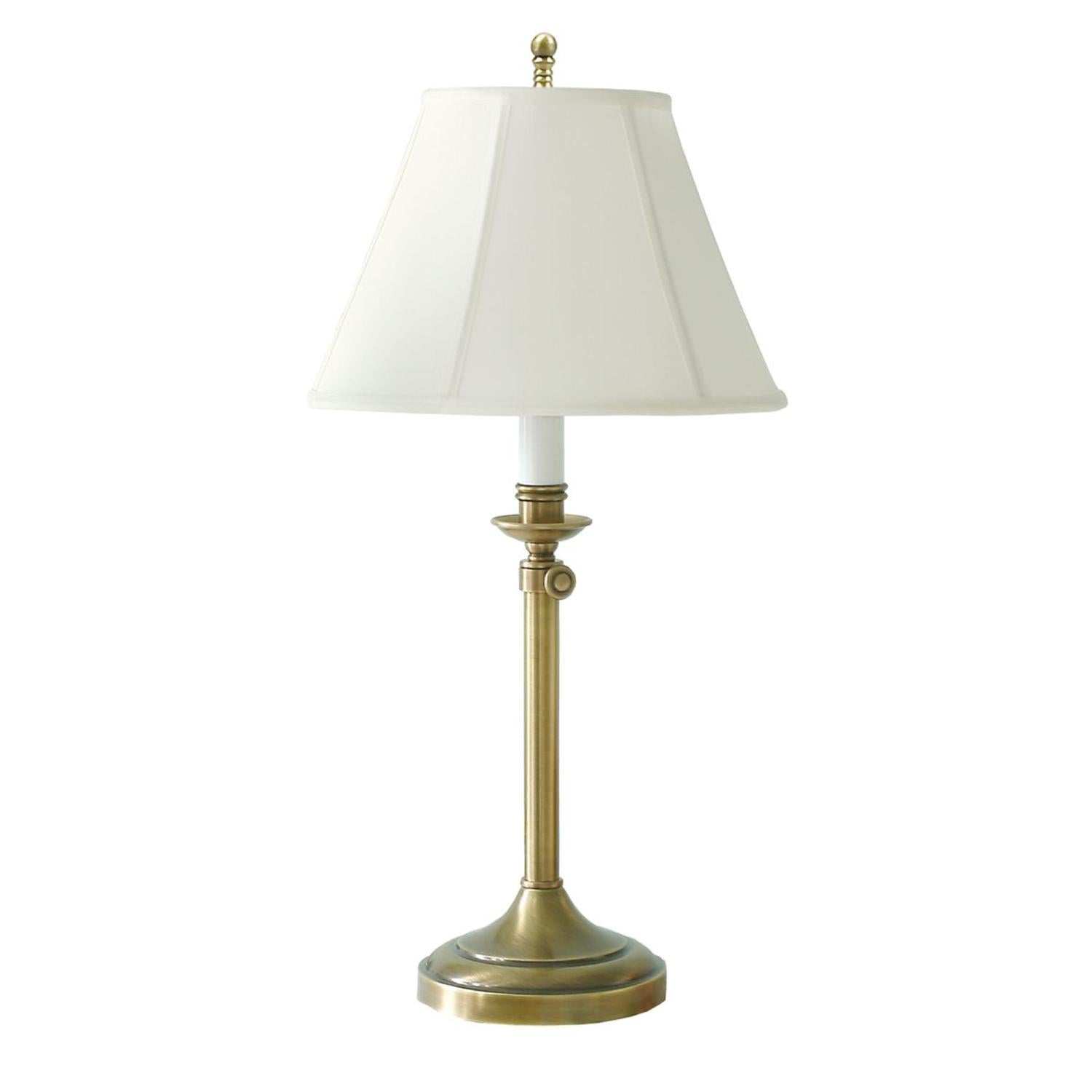 Club Adjustable Table Lamp - CL250-AB - Antique Brass by House of Troy