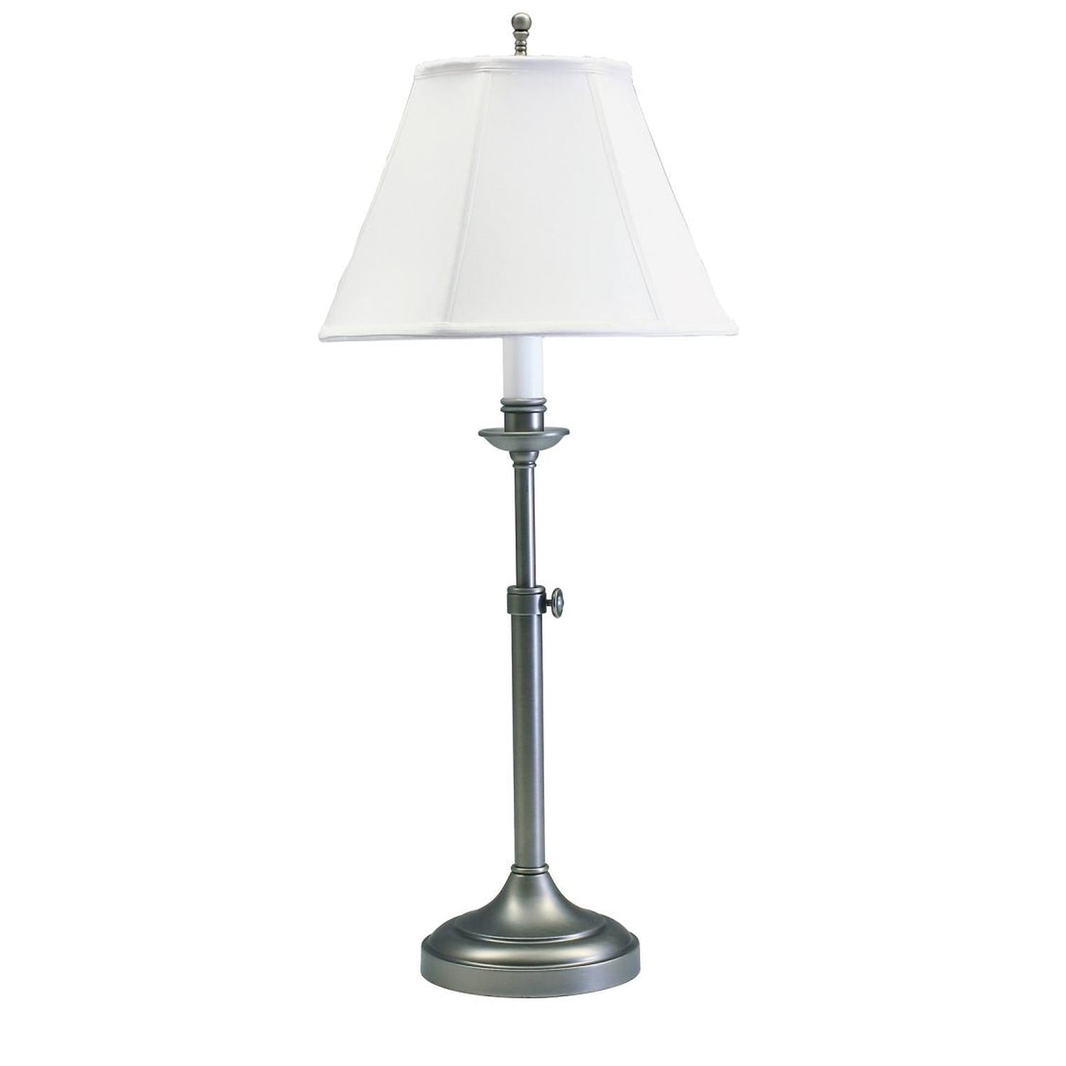 Club Adjustable Table Lamp - CL250-AS - Antique Silver by House of Troy