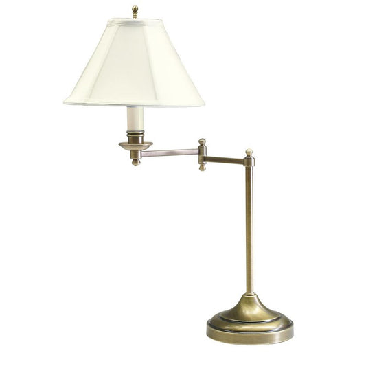 Club Swing Arm Table Lamp - CL251-AB - Antique Brass by House of Troy