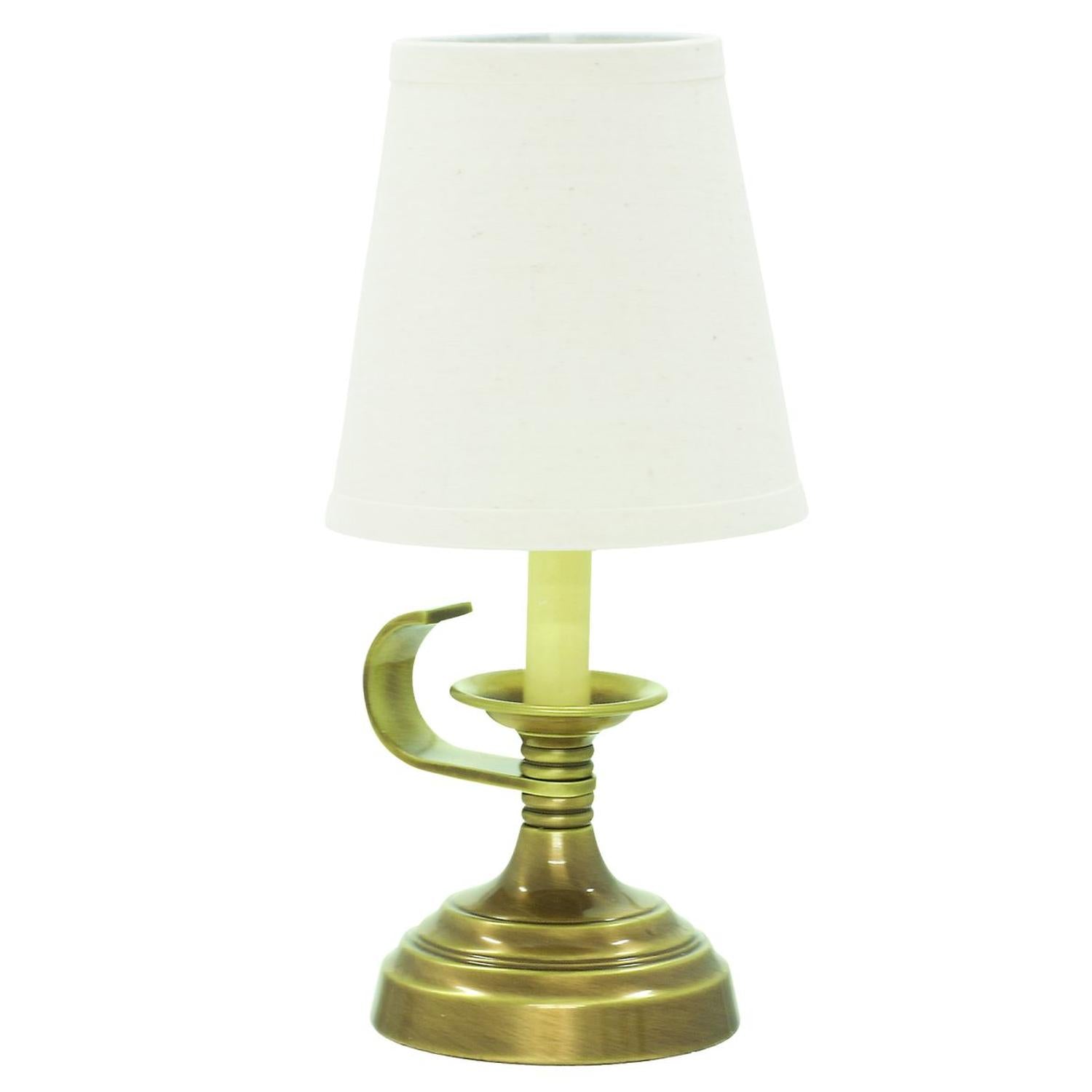 Coach Accent Mini Lamp - CH878-AB - Antique Silver by House of Troy