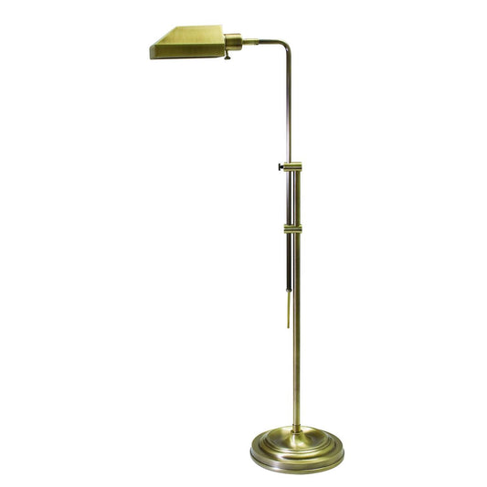 Coach Adjustable Pharmacy Floor Lamp - CH825-AB - Antique Brass by House of Troy