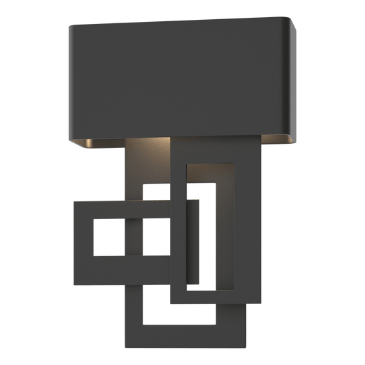 Collage Small Dark Sky Friendly LED Outdoor Sconce - Coastal Black - Right-Facing by Hubbardton Forge