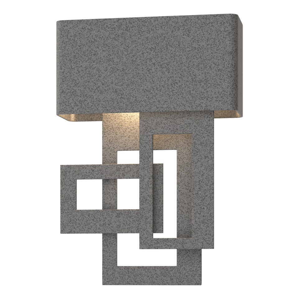 Collage Small Dark Sky Friendly LED Outdoor Sconce - Natural Iron - Right-Facing by Hubbardton Forge
