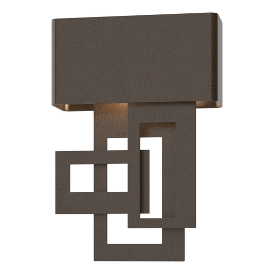 Collage Small Dark Sky Friendly LED Outdoor Sconce - Oil Rubbed Bronze - Right-Facing by Hubbardton Forge