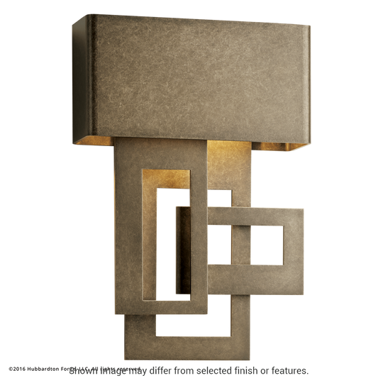 Collage Small Dark Sky Friendly LED Outdoor Sconce - White - Left-Facing by Hubbardton Forge
