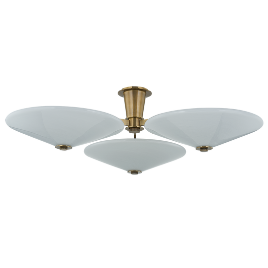 Cologne Flush Mount - 3-Light by Corbett Lighting