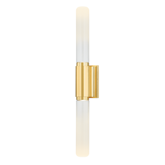 Colrain Wall Sconce - 2-Light - Aged Brass by Hudson Valley Lighting