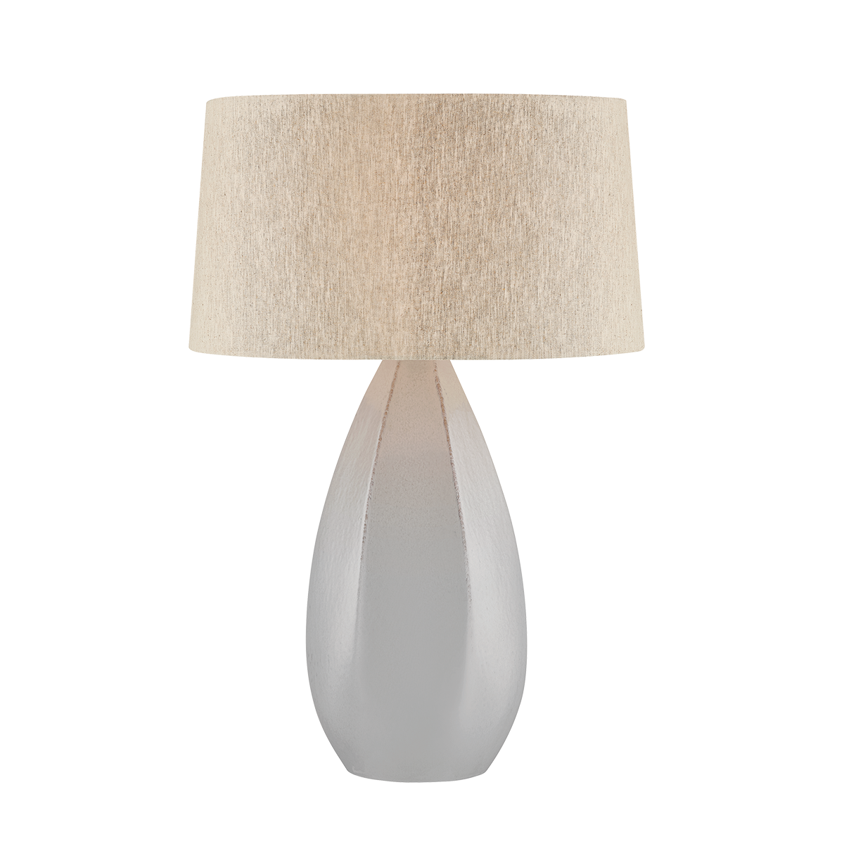 Colwyn Table Lamp - Aged Brass/Ceramic Dove White by Hudson Valley Lighting
