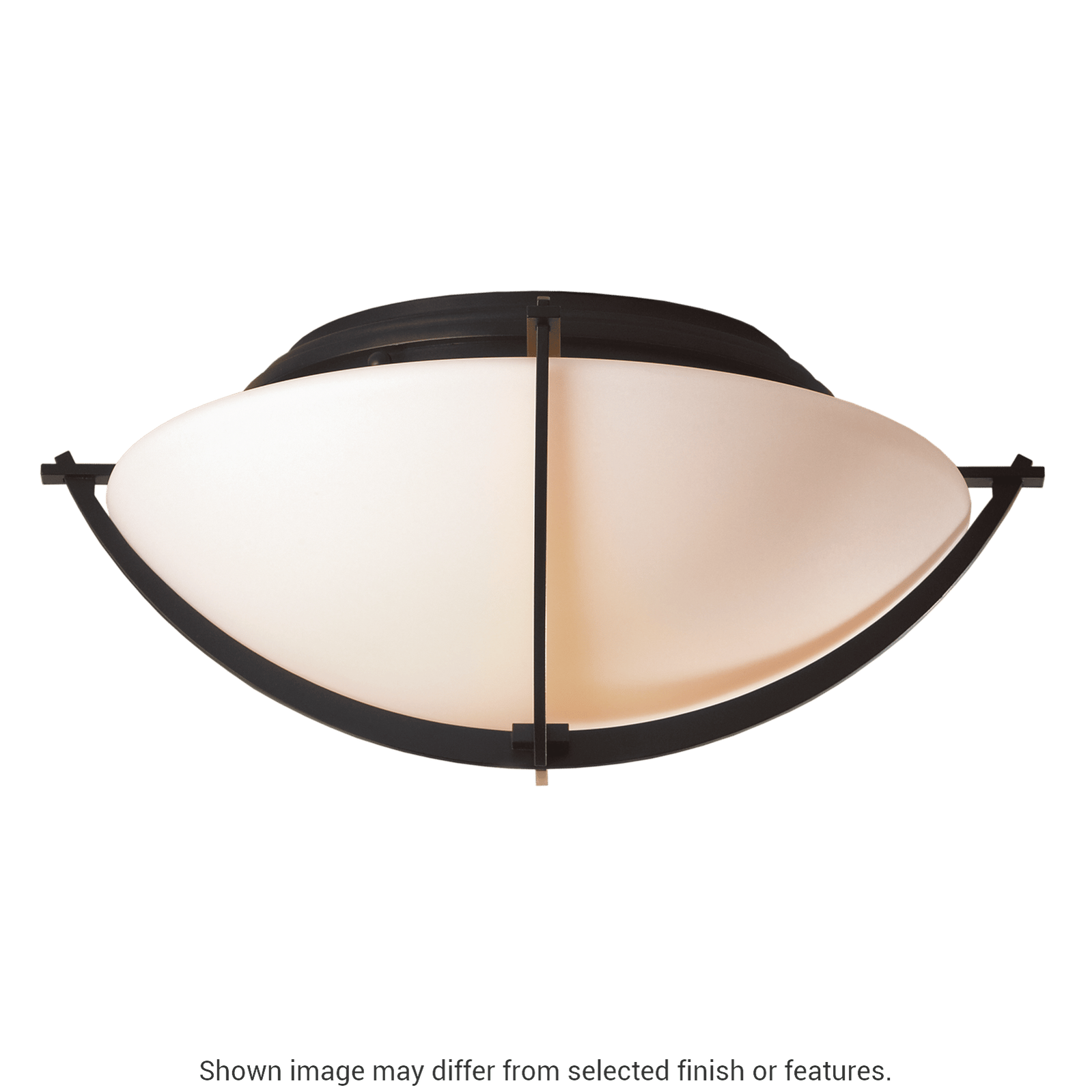 Compass Flush Mount - White by Hubbardton Forge