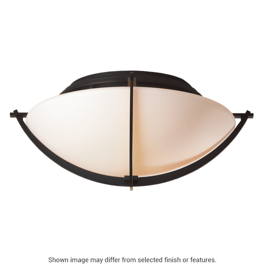 Compass Flush Mount - White by Hubbardton Forge