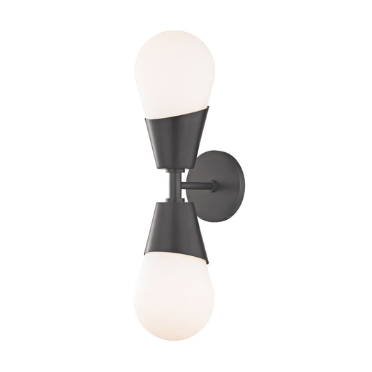 Cora 2-Light Sconce - Old Bronze by Mitzi