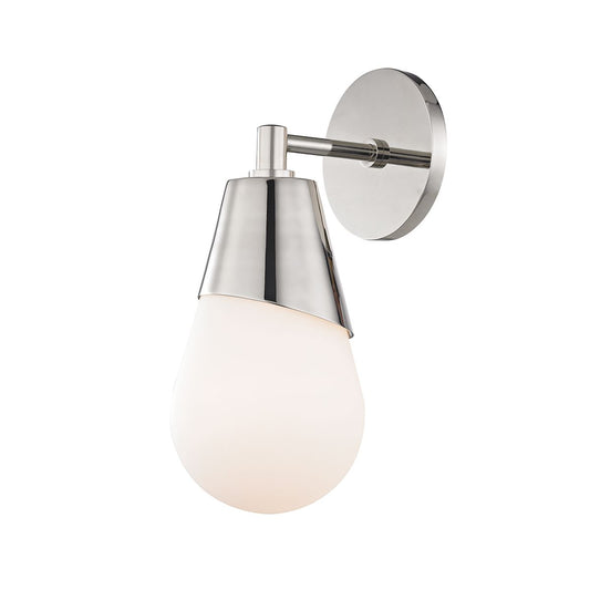 Cora Sconce - Polished Nickel by Mitzi