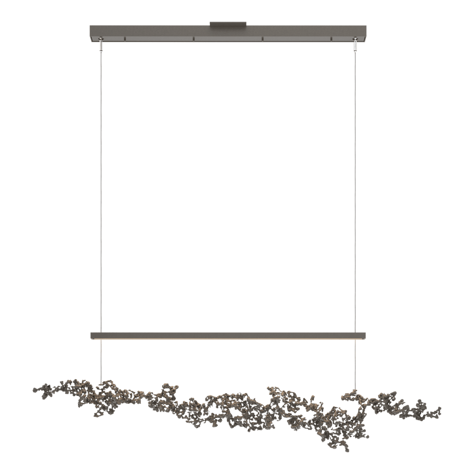 Coral LED Pendant - Dark Smoke by Hubbardton Forge